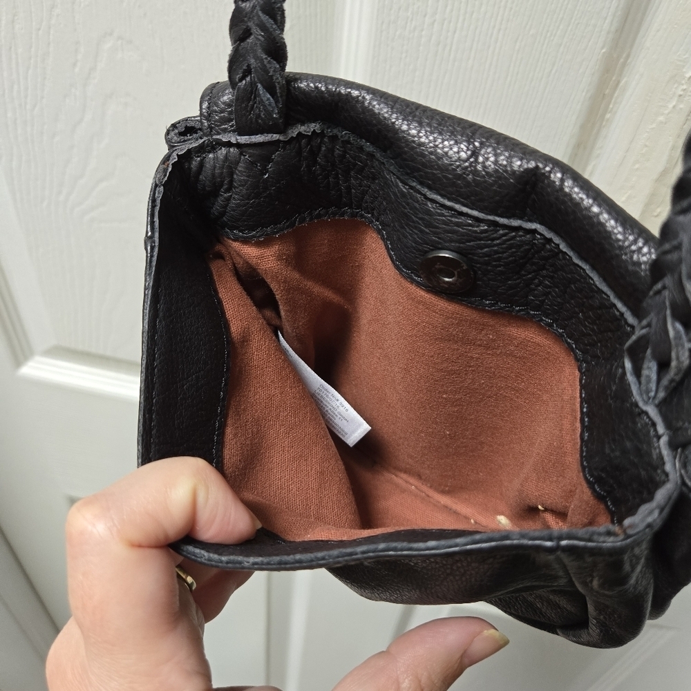 Liebeskind Berlin Black Kawai Double Dye Crossbody Purse - Picture 8 of 9
